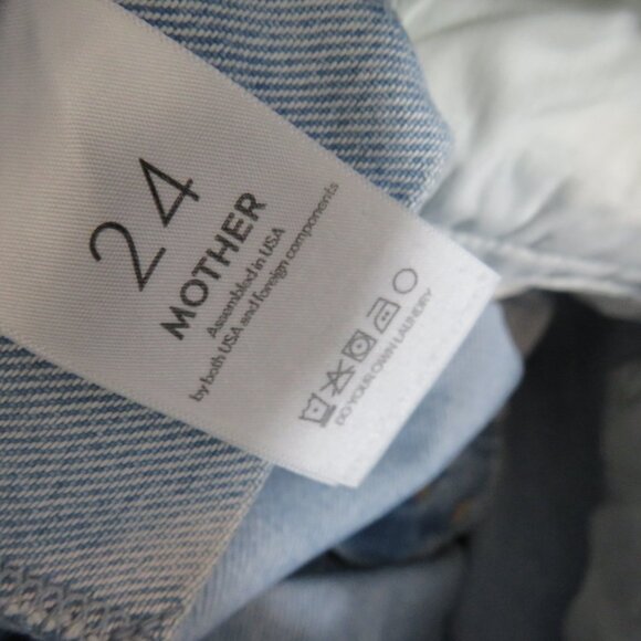 Mother Snacks Size 24 The Piece of Cake Heel Jeans Baggy Wide Leg Relaxed NEW - Picture 3 of 9